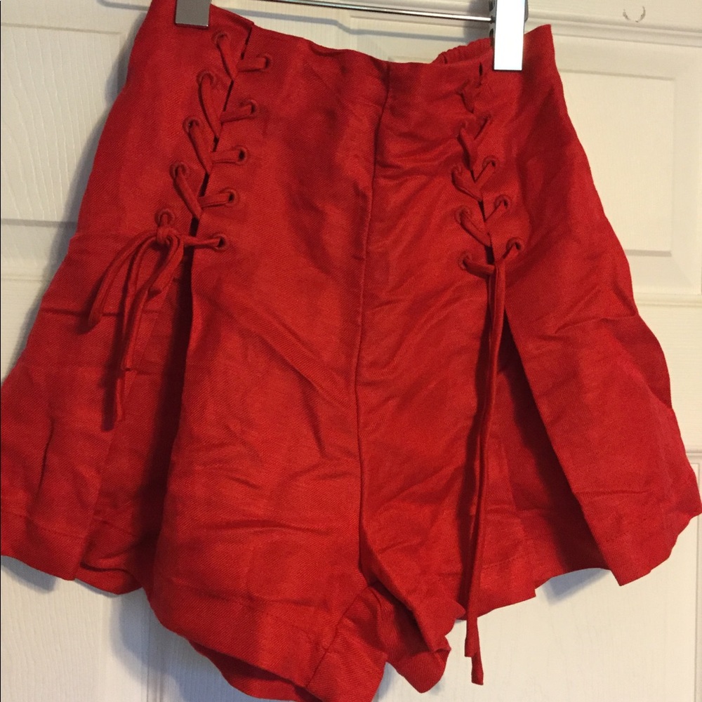 Adorable red shorts
